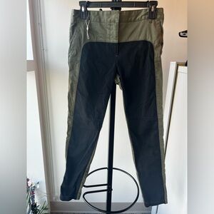 Tibi Olive and Black Cargo Pants Size 2